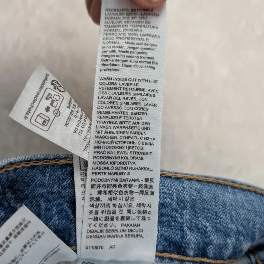 Levi's 559 Jeans Mens 36x34 Light Blue Relaxed Straight Denim Dadcore Americana